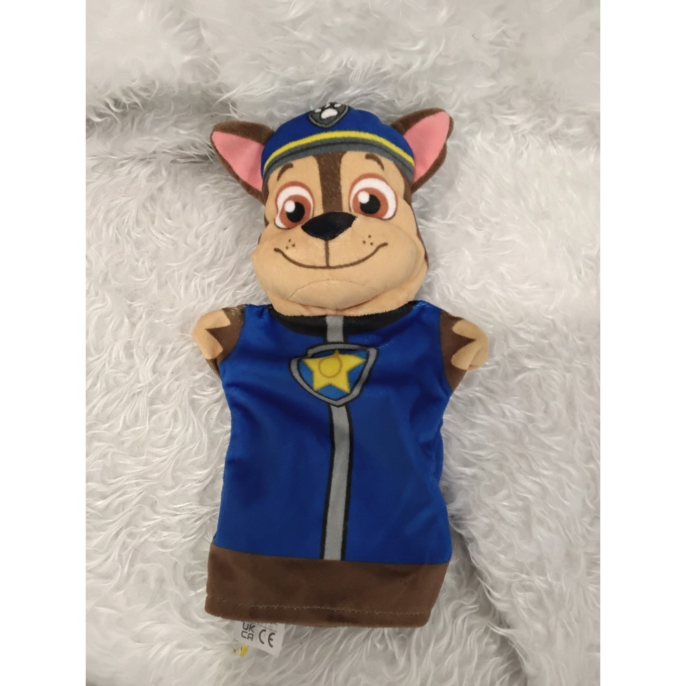 Nickelodeon Paw Patrol Chase Hand Puppet Plush Toy Toddler Kidsβ Blue Uniform